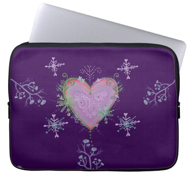 Capa Para Notebook natal ornamental (Frente)