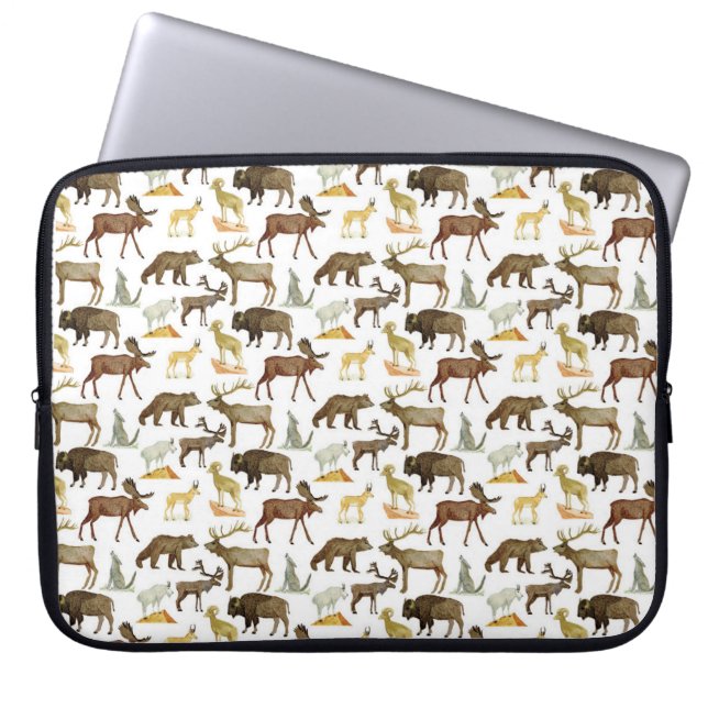 Capa Para Notebook National Parks Wildlife 15" Caso de Laptop (Frente)