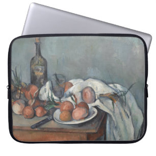 Capa Para Notebook Natureza Morta com Cebolas, Pintura a Óleo, Paul C