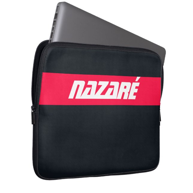 Capa Para Notebook Nazaré - Portugal Surf Surfin (Frente Esquerda)