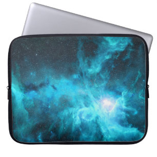 Capa Para Notebook Nébula de Órion, luz azul, astronomia.