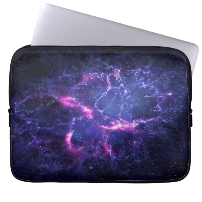 Capa Para Notebook Nebulosa Cósmica de Espaço Dinâmico Imagem (Frente)
