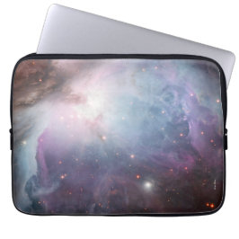 Capa Para Notebook Nebulosa Órion Astronomia azul marrom bege céu est