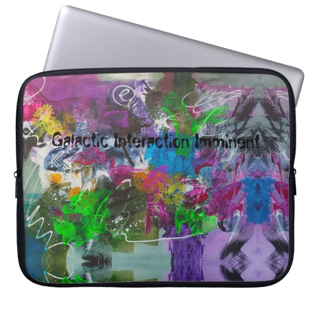 Capa Para Notebook Nebulosa Psicodélica Abstrata (Frente)