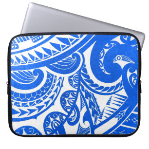 Capa Para Notebook negativo/inverteu o design tribal do tatuagem na