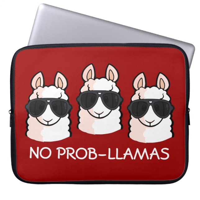 Capa Para Notebook Nenhum Prob-Lama (Frente)