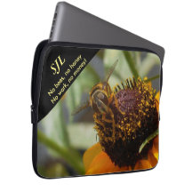 "Nenhumas abelhas, a bolsa de laptop do neopreno