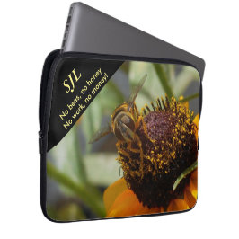 Capa Para Notebook "Nenhumas abelhas, a bolsa de laptop do neopreno