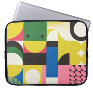 Capa Para Notebook Neo Modernismo - padrão trabalho de arte feito com