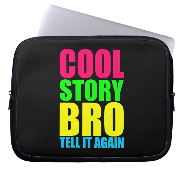 Capa Para Notebook Neon Cool Story (Frente)