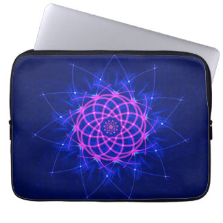 Capa Para Notebook Neon Rosette Glow