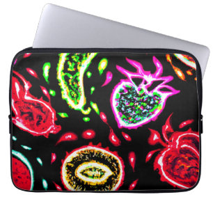 Capa Para Notebook Neon Tropical Fruta Padrões Art Comprar Agora