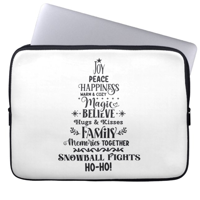 Capa Para Notebook Neoprene Bolsa de laptop 13 polegadas (Frente)
