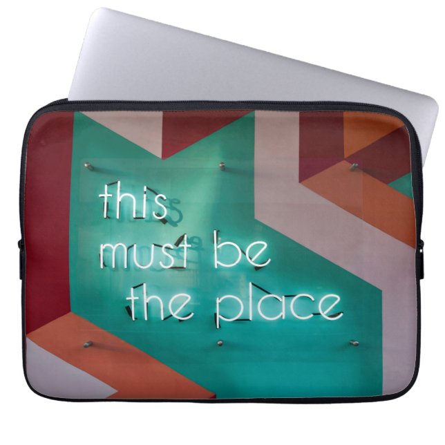 Capa Para Notebook Neoprene Bolsa de laptop 13 polegadas (Frente)