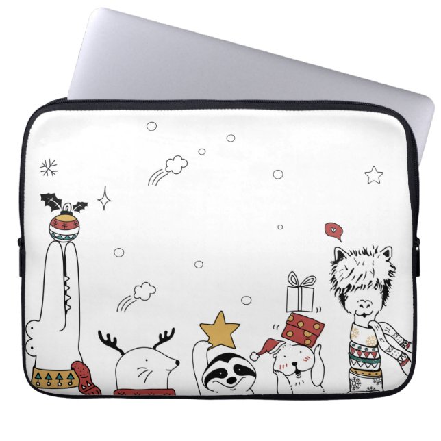 Capa Para Notebook Neoprene Bolsa de laptop 13 polegadas (Frente)