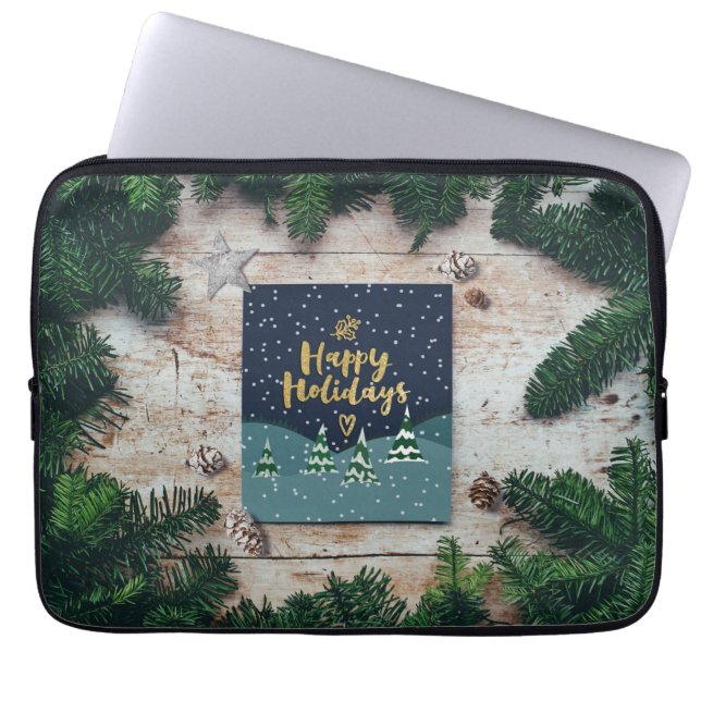 Capa Para Notebook Neoprene Bolsa de laptop 13 polegadas (Frente)