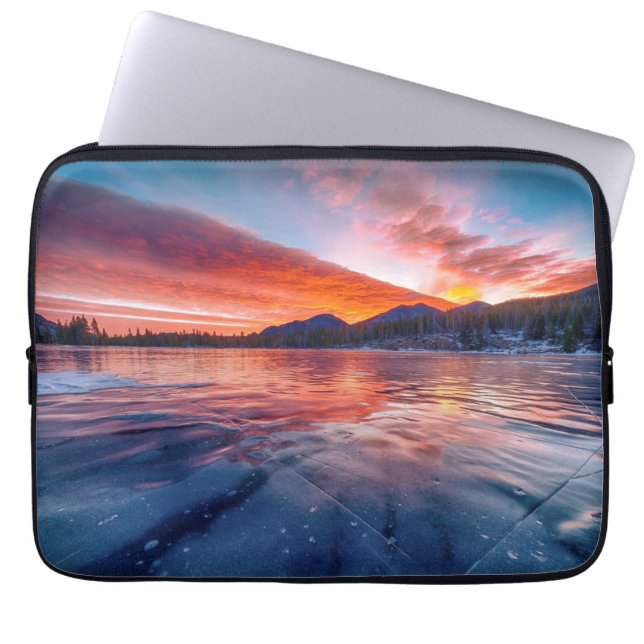 Capa Para Notebook Neoprene Bolsa de laptop 13 polegadas (Frente)