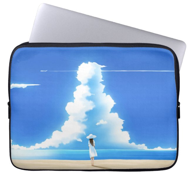Capa Para Notebook Neoprene Bolsa de laptop 13 polegadas (Frente)
