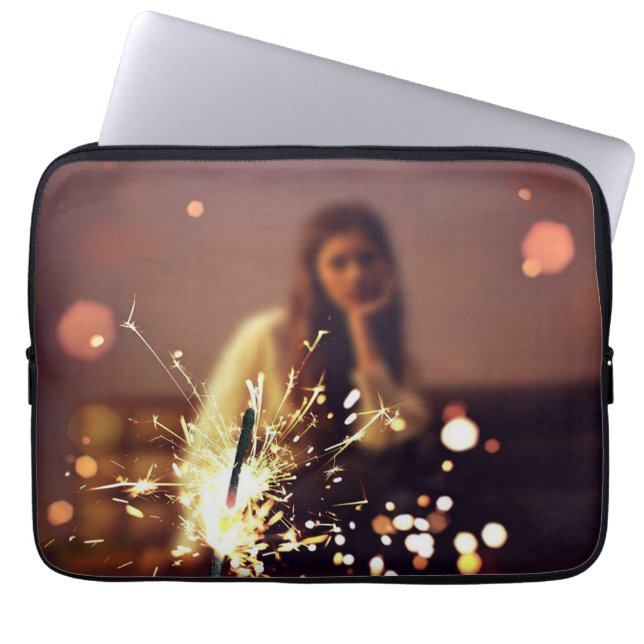 Capa Para Notebook Neoprene Bolsa de laptop 13 polegadas (Frente)