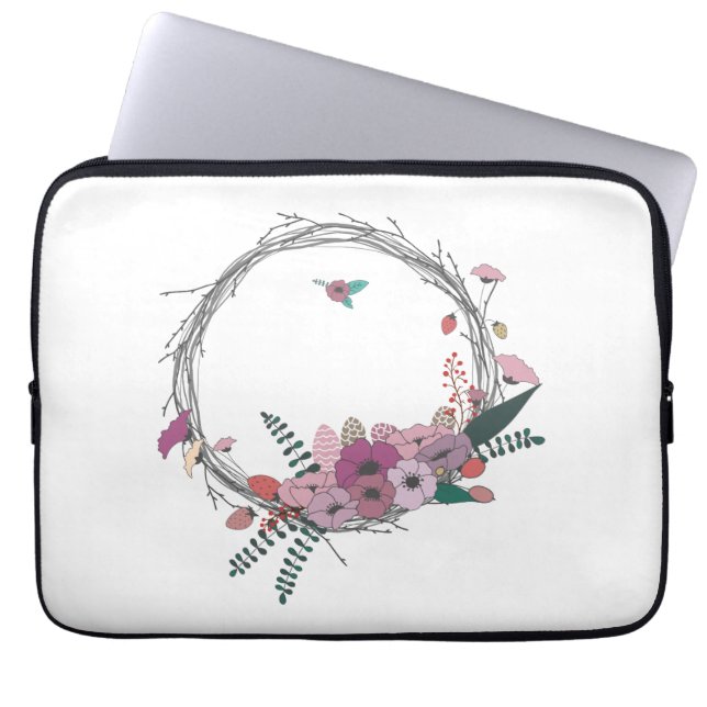 Capa Para Notebook Neoprene Bolsa de laptop 13 polegadas (Frente)