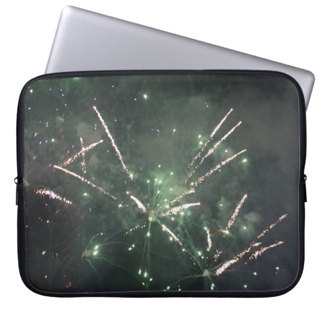 Capa Para Notebook Neoprene Bolsa de laptop 15 polegadas— Fireworks (Frente)