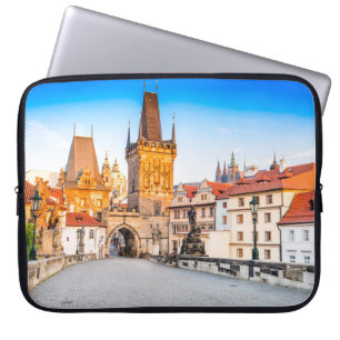 Capa Para Notebook Neoprene Bolsa de laptop Praga de 15 polegadas