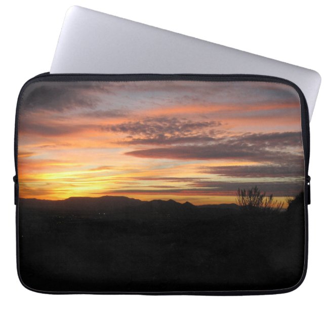 Capa Para Notebook Neoprene Sunset Bolsa de laptop 13" (Frente)