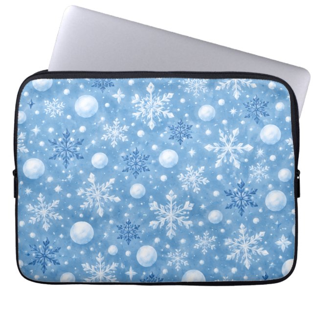 Capa Para Notebook Neve Invernal (Frente)