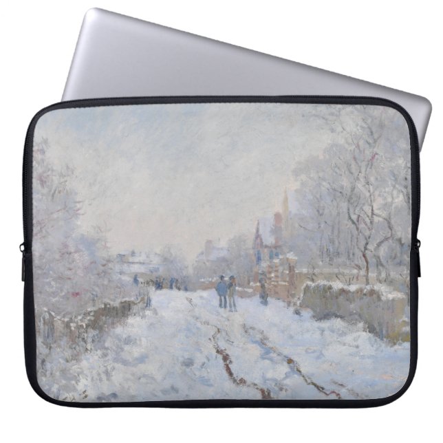 Capa Para Notebook Neve na Argentina (por Claude Monet) (Frente)