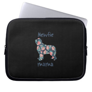 Capa Para Notebook Newfie mama   mãe de cão da Terra Nova presente