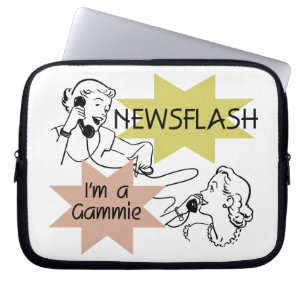 Capa Para Notebook Newsflash Sou um Gammie Gifts
