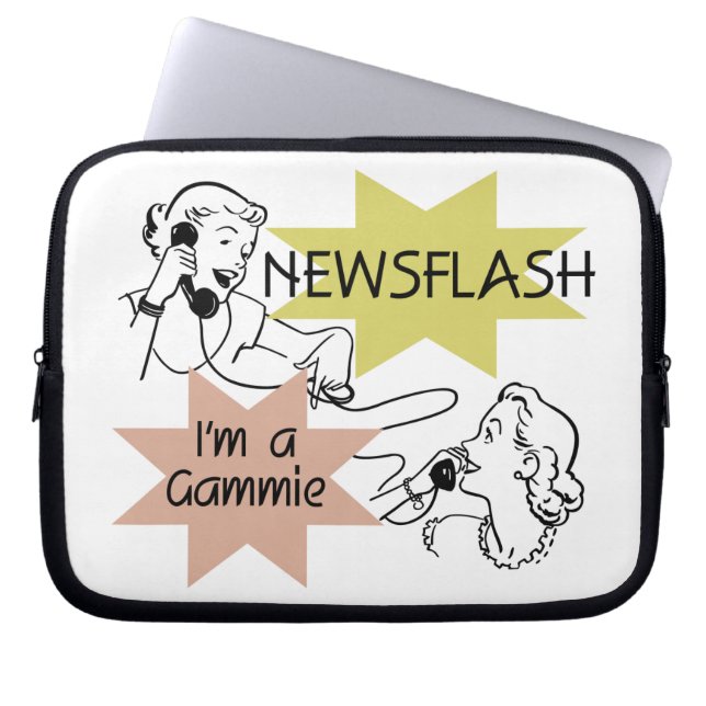 Capa Para Notebook Newsflash Sou um Gammie Gifts (Frente)
