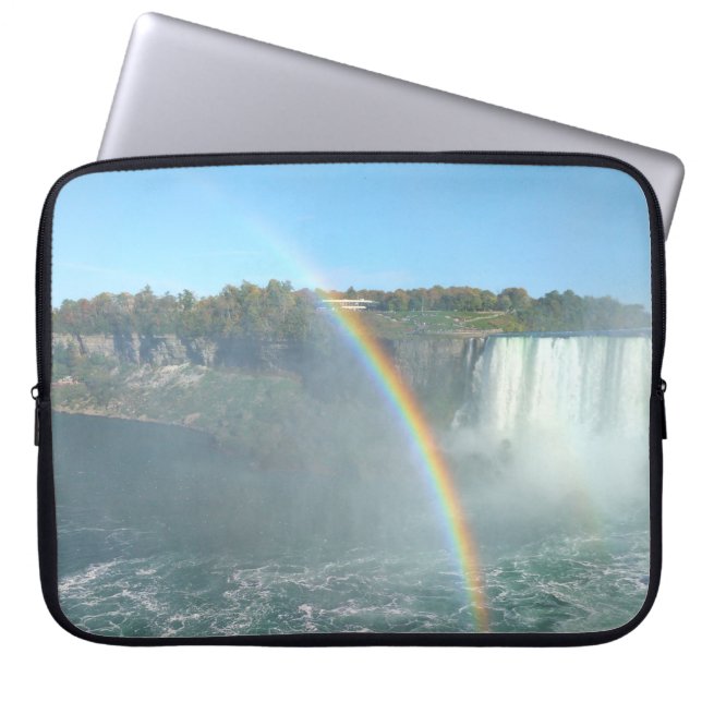 Capa Para Notebook Niagara Falls Rainbow (Frente)