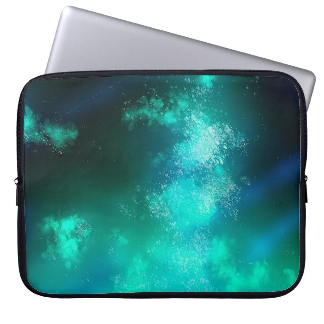 Capa Para Notebook Night Sky Emerald Laptop Bag (Frente)