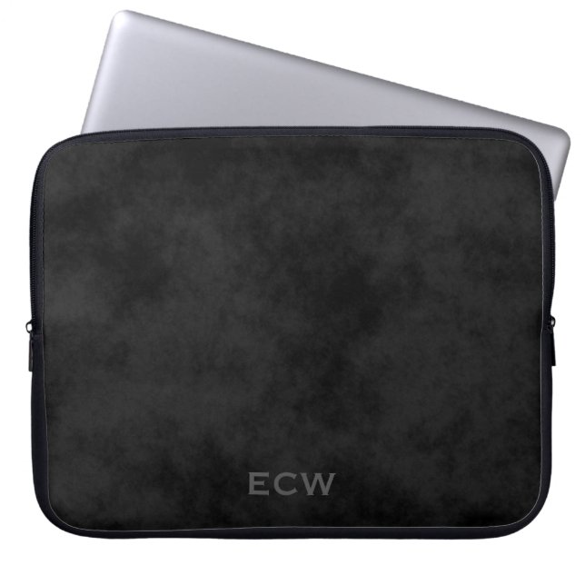 Capa Para Notebook * Nitidez Nitidez Escondido em Preto (Frente)