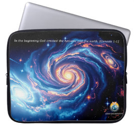 Capa Para Notebook No começo, Deus e Criação Verso