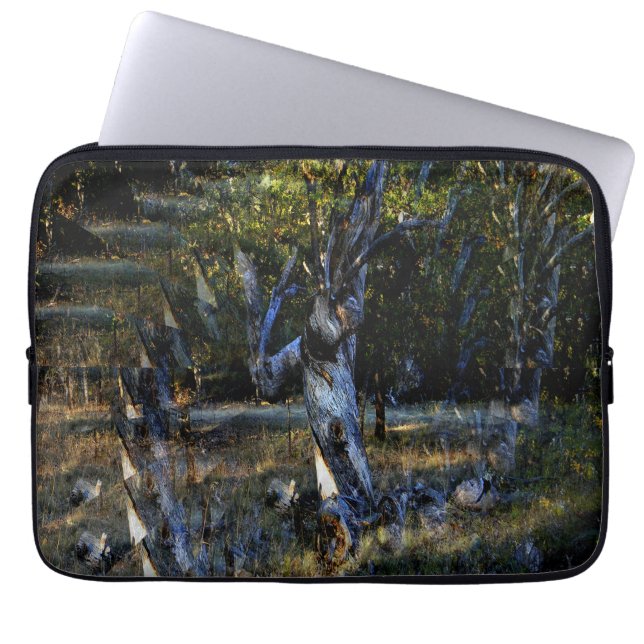 Capa Para Notebook No fundo da floresta.... (Frente)