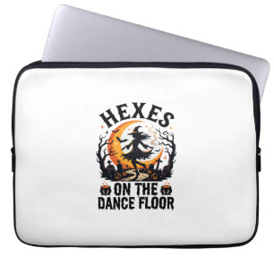 Capa Para Notebook Noite de Dança da Bruxa do Halloween