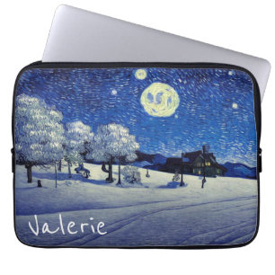 Capa Para Notebook Noite de inverno