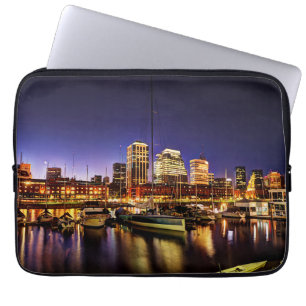 Capa Para Notebook Noite em Puerto Madero