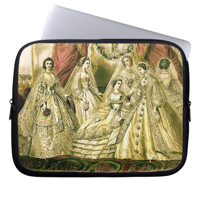 Capa Para Notebook Noiva Antiga Casamento Vintage (Frente)