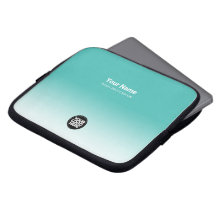 Nome comercial personalizado, cargo, turquesa grad