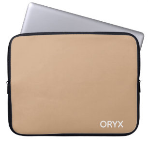 Capa Para Notebook Nome da cor bege castanho do Oryx