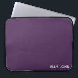 Capa Para Notebook Nome de cor azul John púrpura<br><div class="desc">Nome de cor azul John púrpura</div>