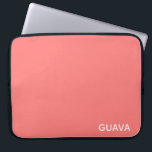 Capa Para Notebook Nome de cor rosa da goiaba<br><div class="desc">O rosa quente da fruta de goiaba.</div>