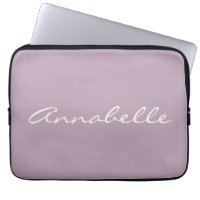 Nome de Script Manuscrito do Elegante Dusty Lilac 