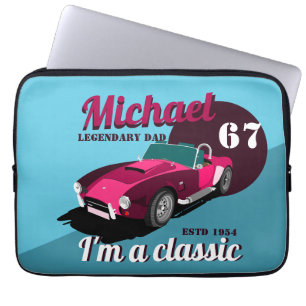 Capa Para Notebook Nome do pai lendário clássico de legendário de car