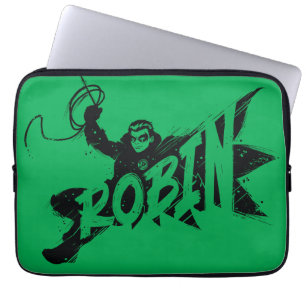 Capa Para Notebook Nome do Pincel de Tinta Robin