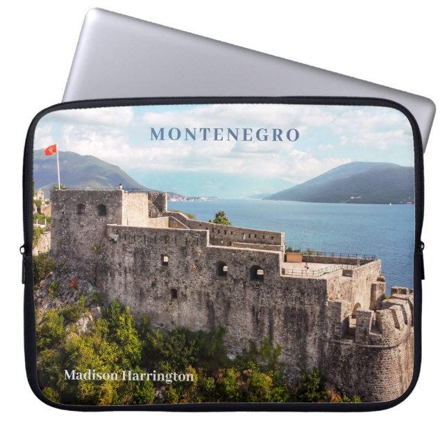 Capa Para Notebook Nome e texto personalizados Montenegro (Frente)