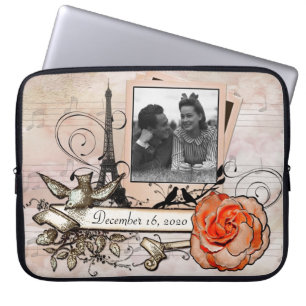 Capa Para Notebook Nome personalizado da FOTO bolsa de laptop do tema